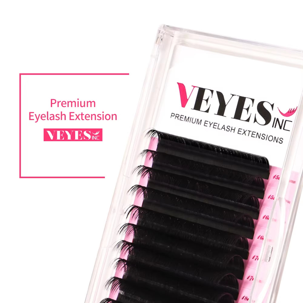 Individual Eyelash Extensions Faux Mink Lashes 17-25Mm Veyelash Professionals Classic Soft Natural Lash Bulk Wholesale