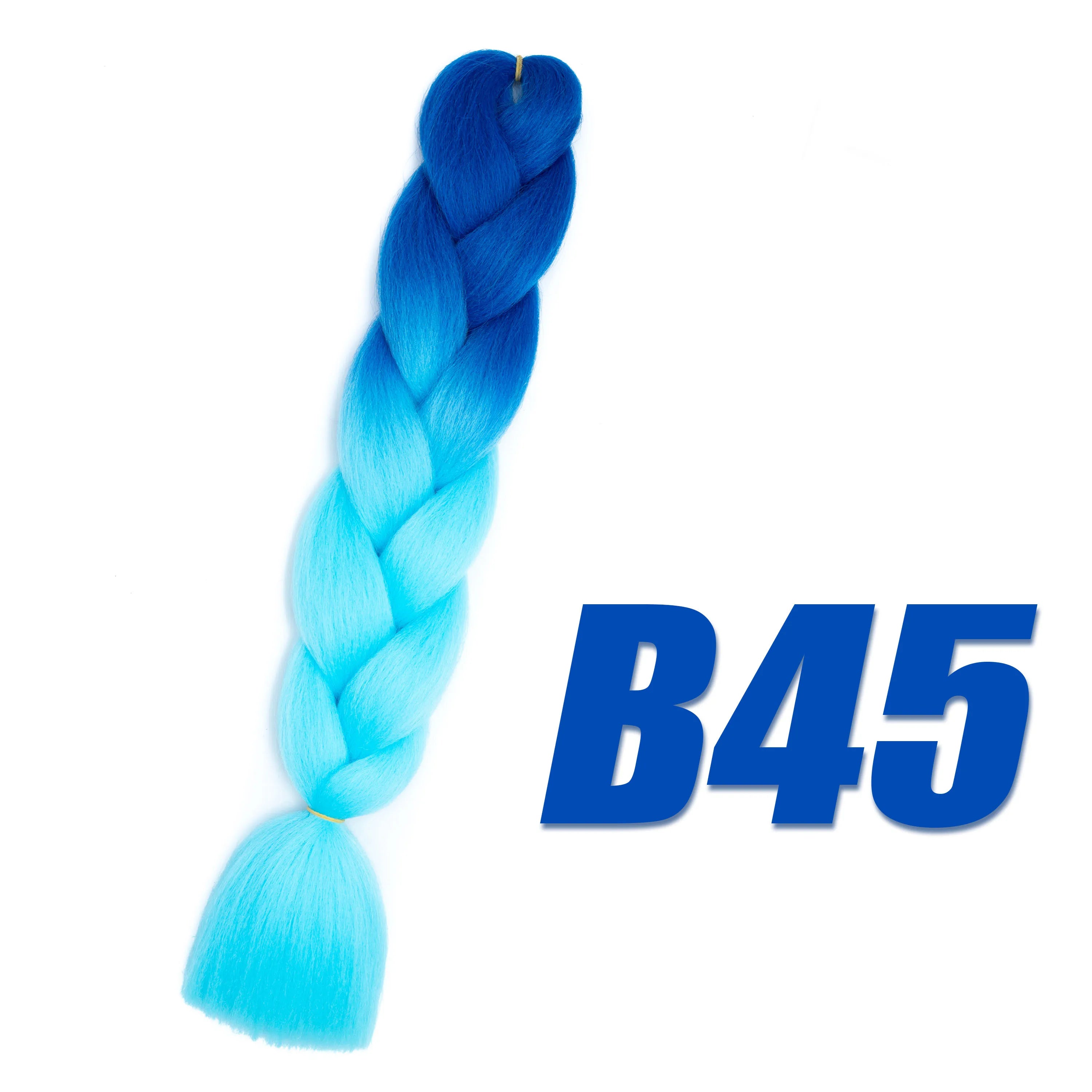 Synthetic Kanekalon Crochet Hair Braiding Hair Pre Stretched Curly Jumbo Braids Extensions Hair Accessories for Girls Braids