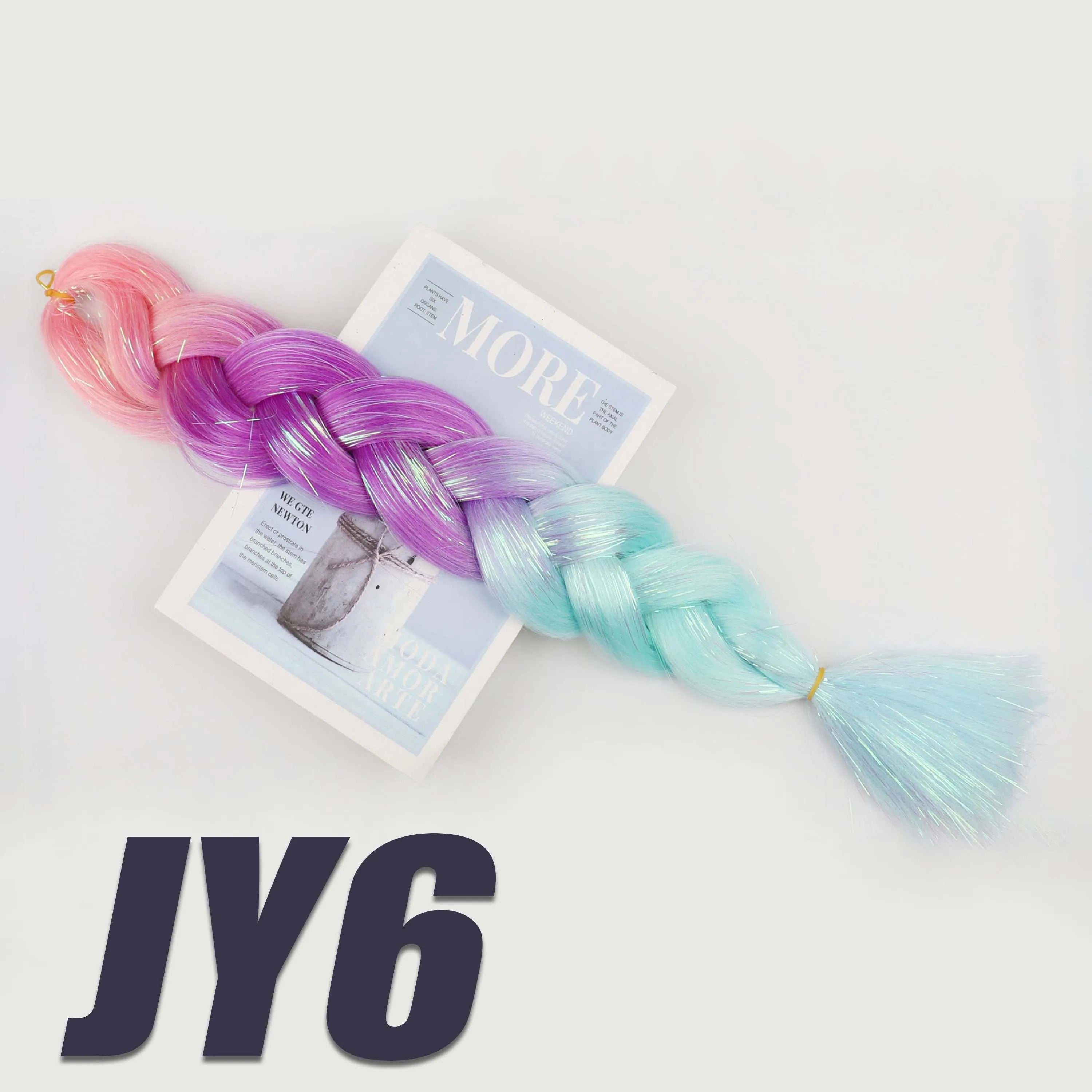 Synthetic Kanekalon Crochet Hair Braiding Hair Pre Stretched Curly Jumbo Braids Extensions Hair Accessories for Girls Braids
