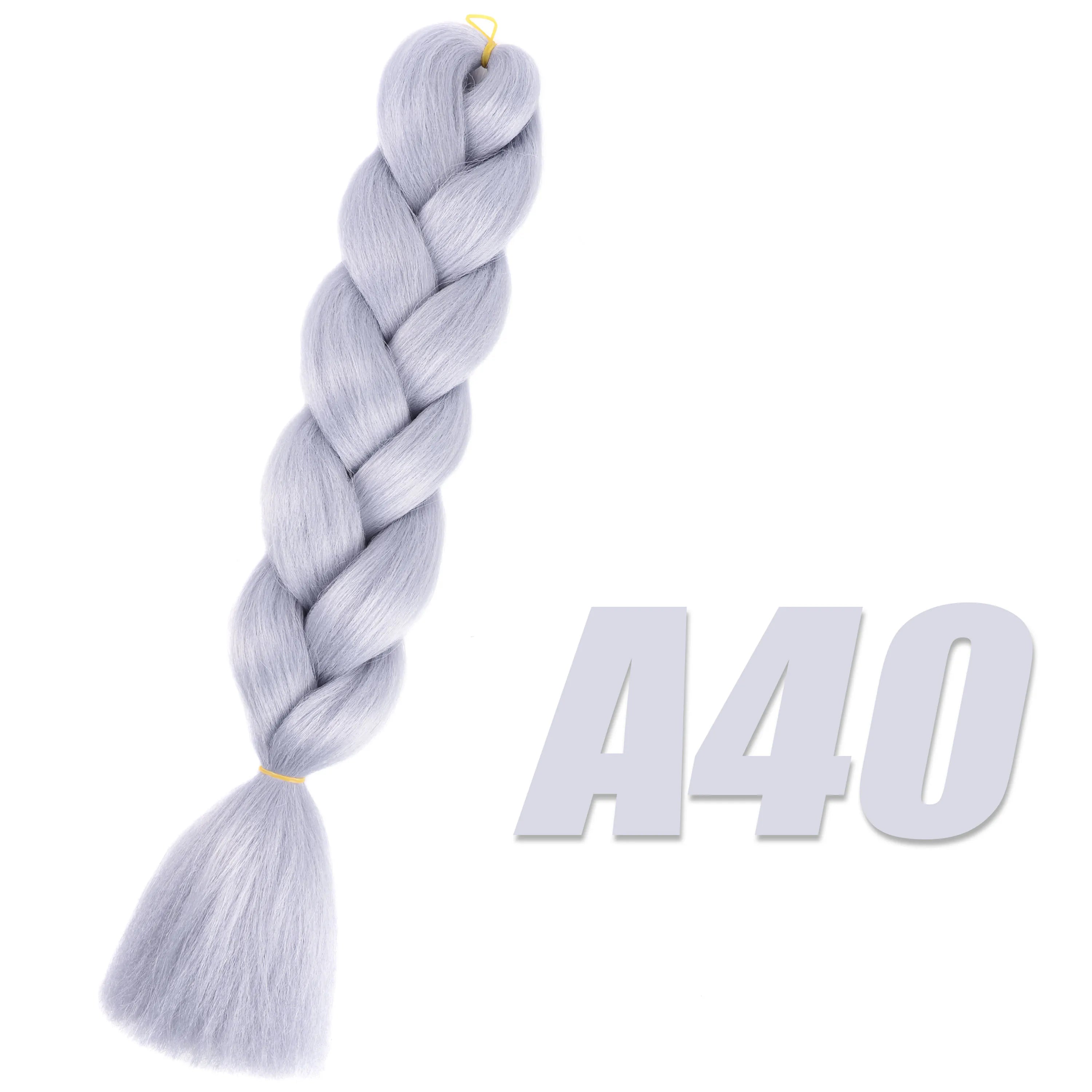 Synthetic Kanekalon Crochet Hair Braiding Hair Pre Stretched Curly Jumbo Braids Extensions Hair Accessories for Girls Braids