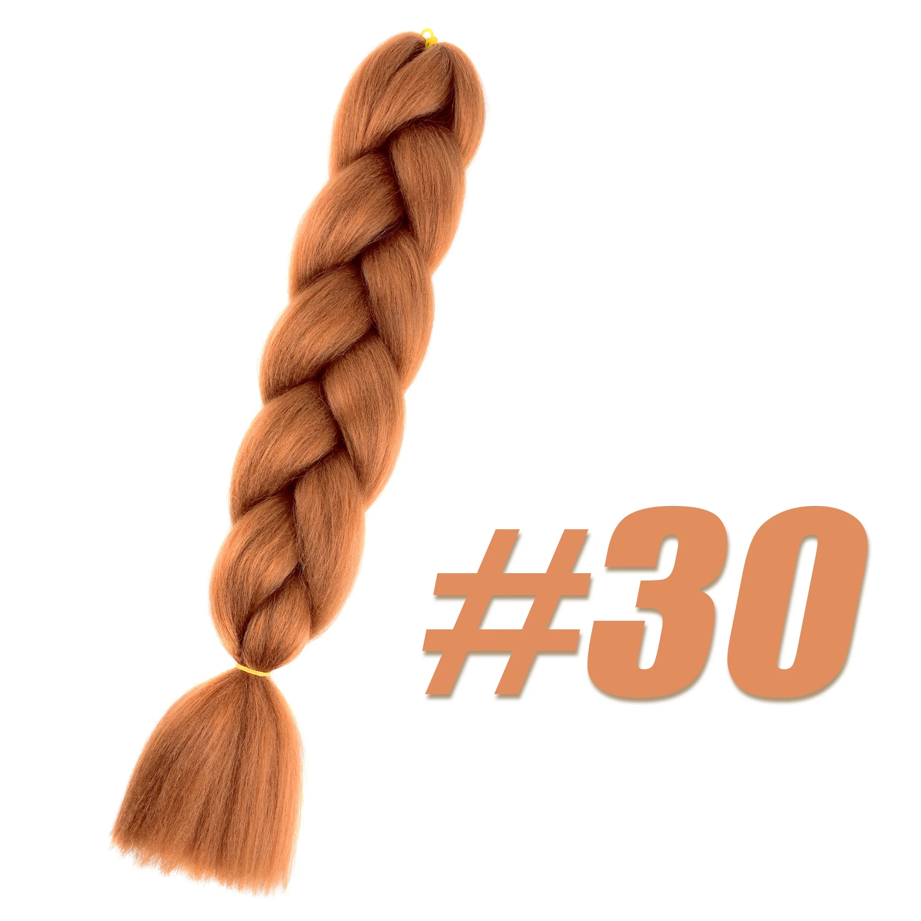 Synthetic Kanekalon Crochet Hair Braiding Hair Pre Stretched Curly Jumbo Braids Extensions Hair Accessories for Girls Braids