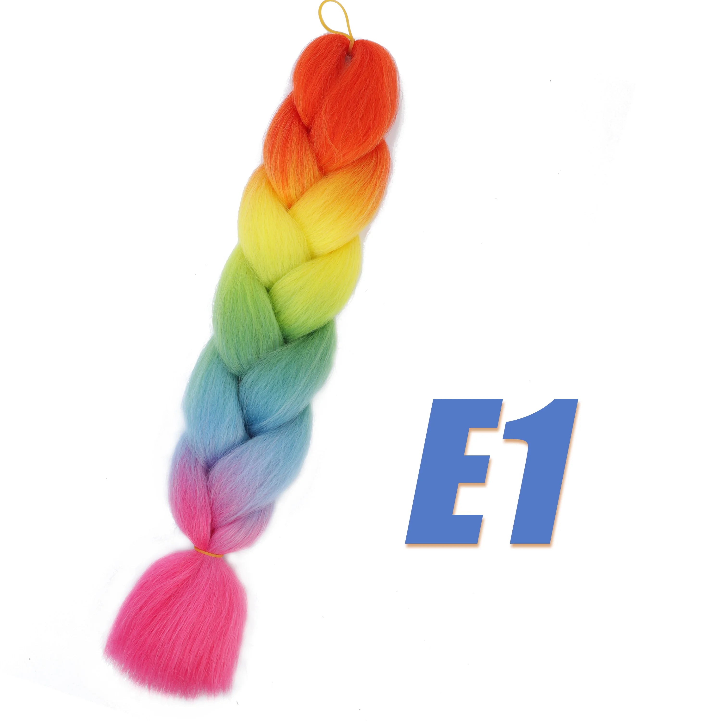 Synthetic Kanekalon Crochet Hair Braiding Hair Pre Stretched Curly Jumbo Braids Extensions Hair Accessories for Girls Braids