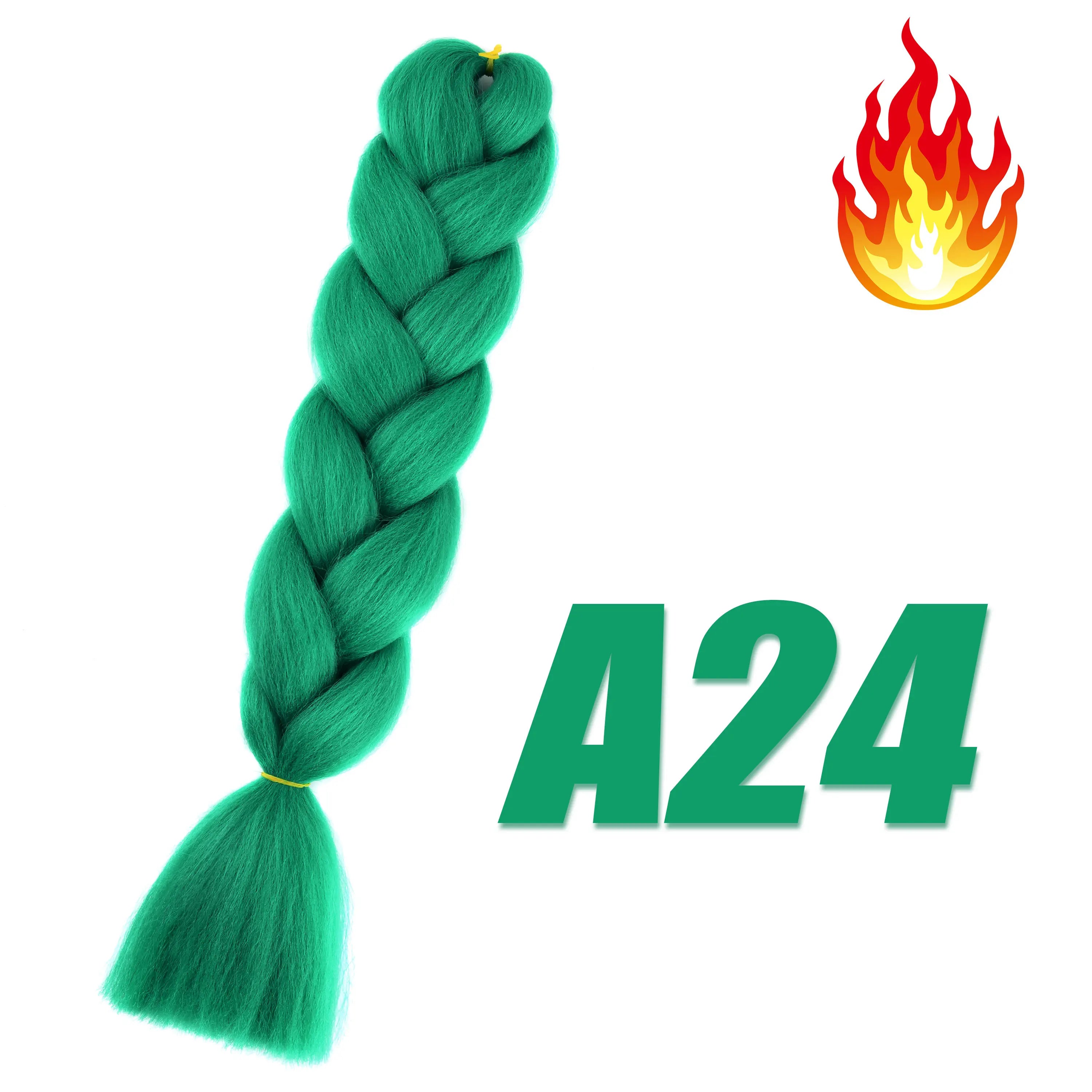 Synthetic Kanekalon Crochet Hair Braiding Hair Pre Stretched Curly Jumbo Braids Extensions Hair Accessories for Girls Braids