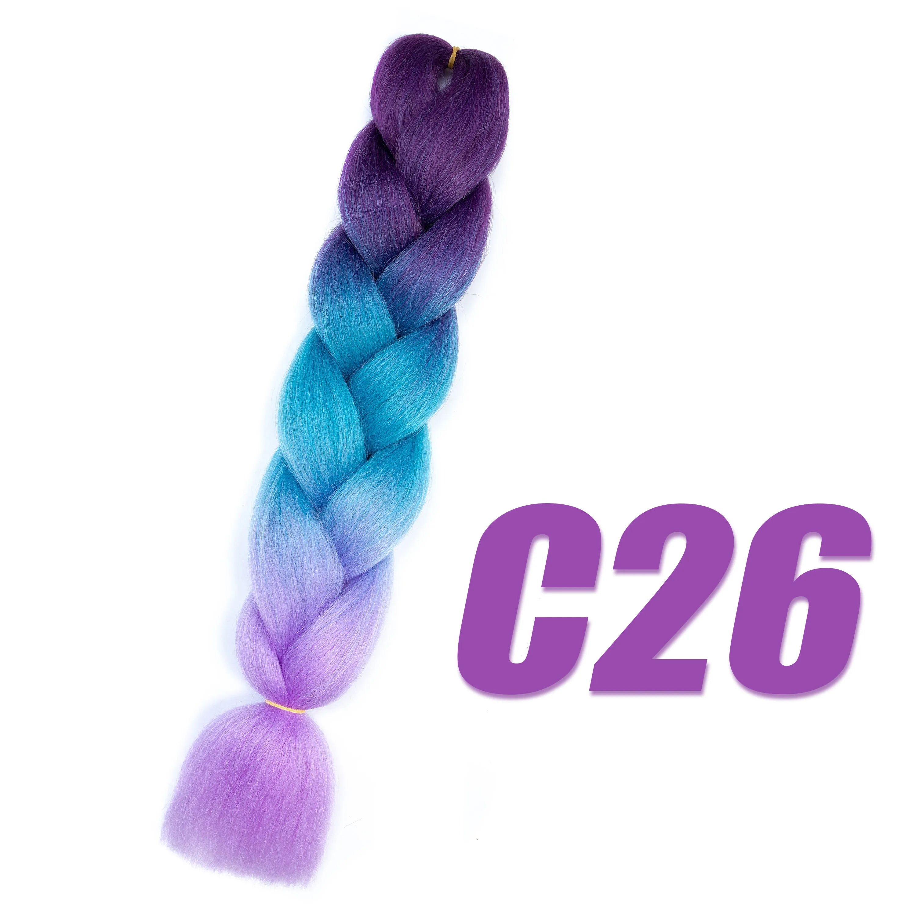Synthetic Kanekalon Crochet Hair Braiding Hair Pre Stretched Curly Jumbo Braids Extensions Hair Accessories for Girls Braids