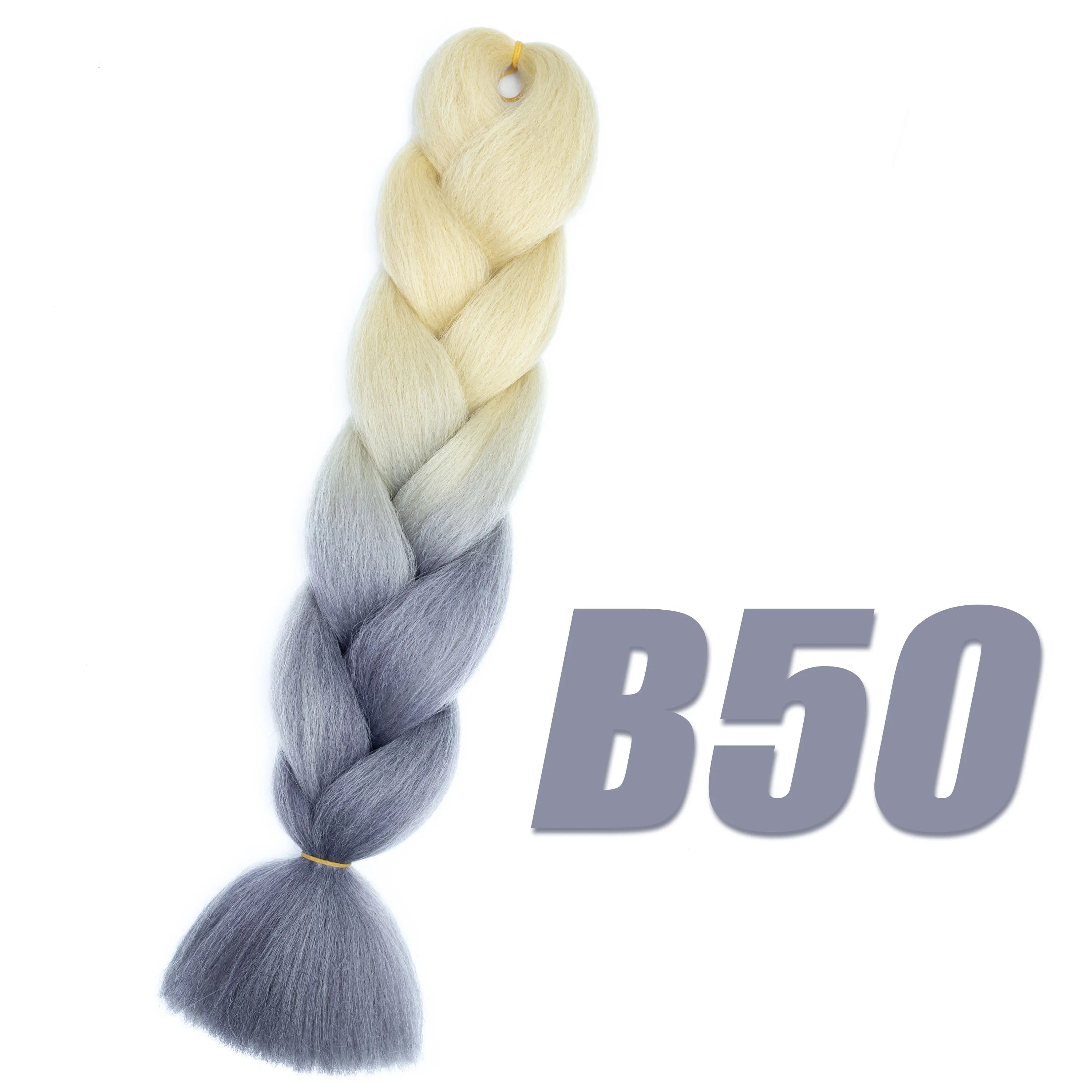 Synthetic Kanekalon Crochet Hair Braiding Hair Pre Stretched Curly Jumbo Braids Extensions Hair Accessories for Girls Braids