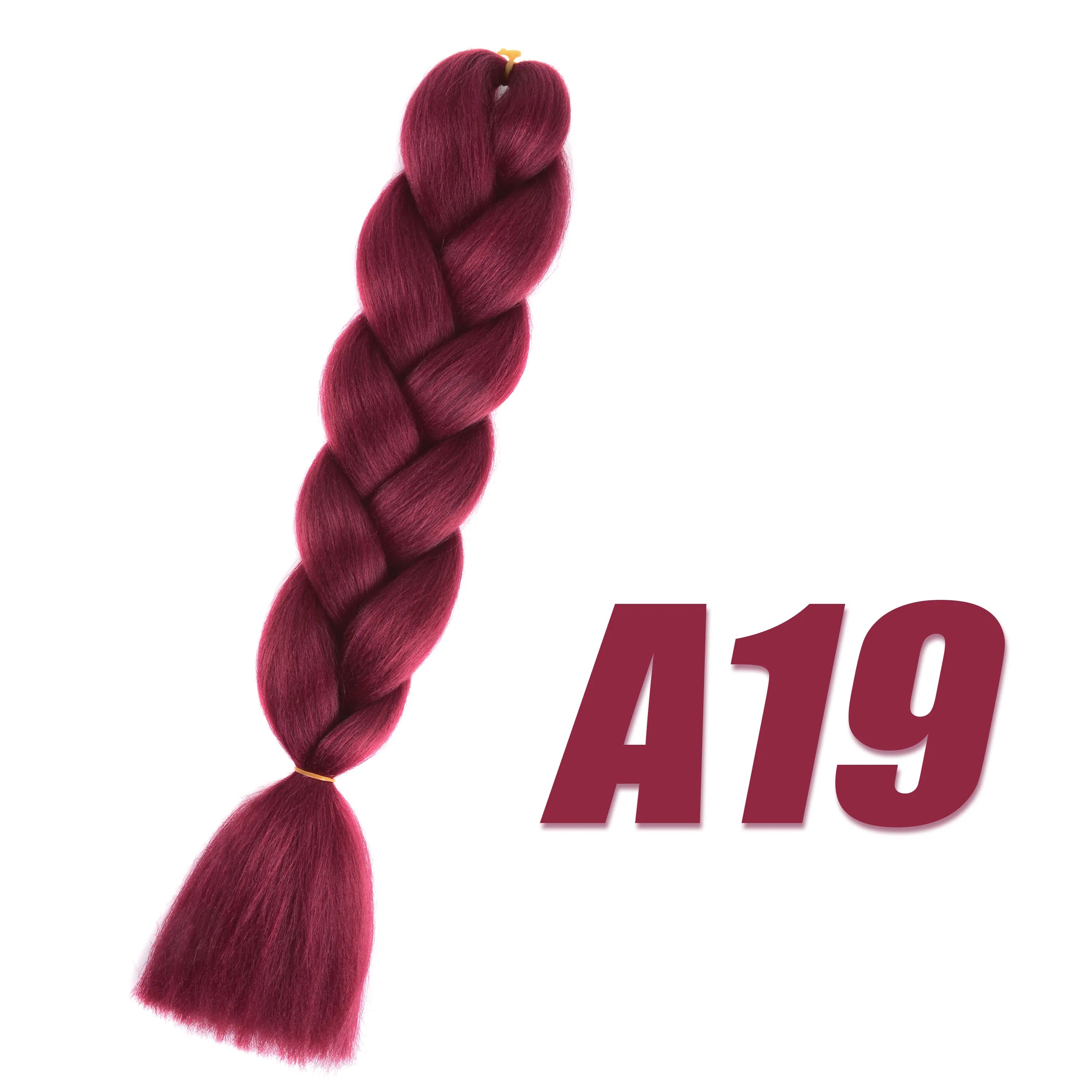 Synthetic Kanekalon Crochet Hair Braiding Hair Pre Stretched Curly Jumbo Braids Extensions Hair Accessories for Girls Braids