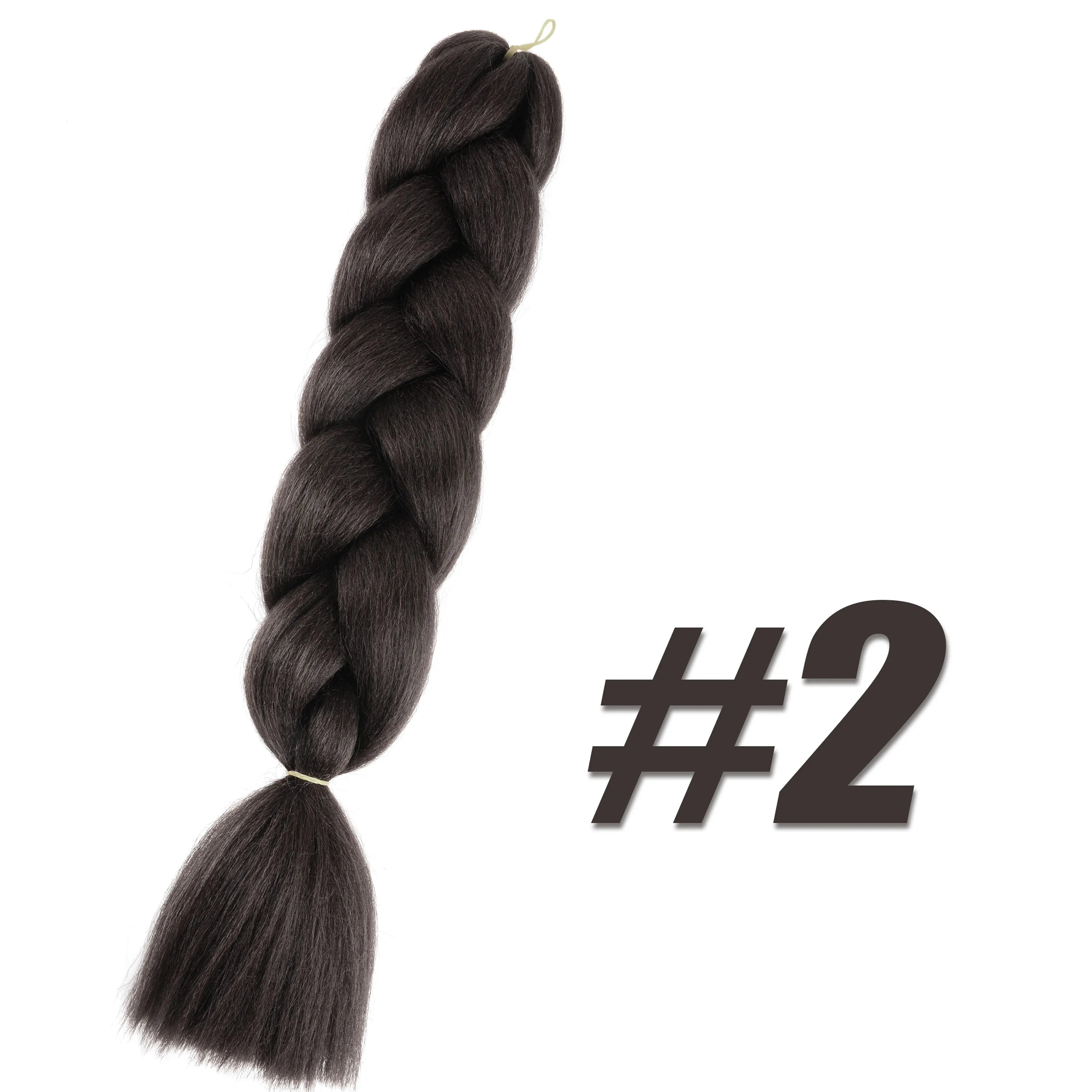 Synthetic Kanekalon Crochet Hair Braiding Hair Pre Stretched Curly Jumbo Braids Extensions Hair Accessories for Girls Braids