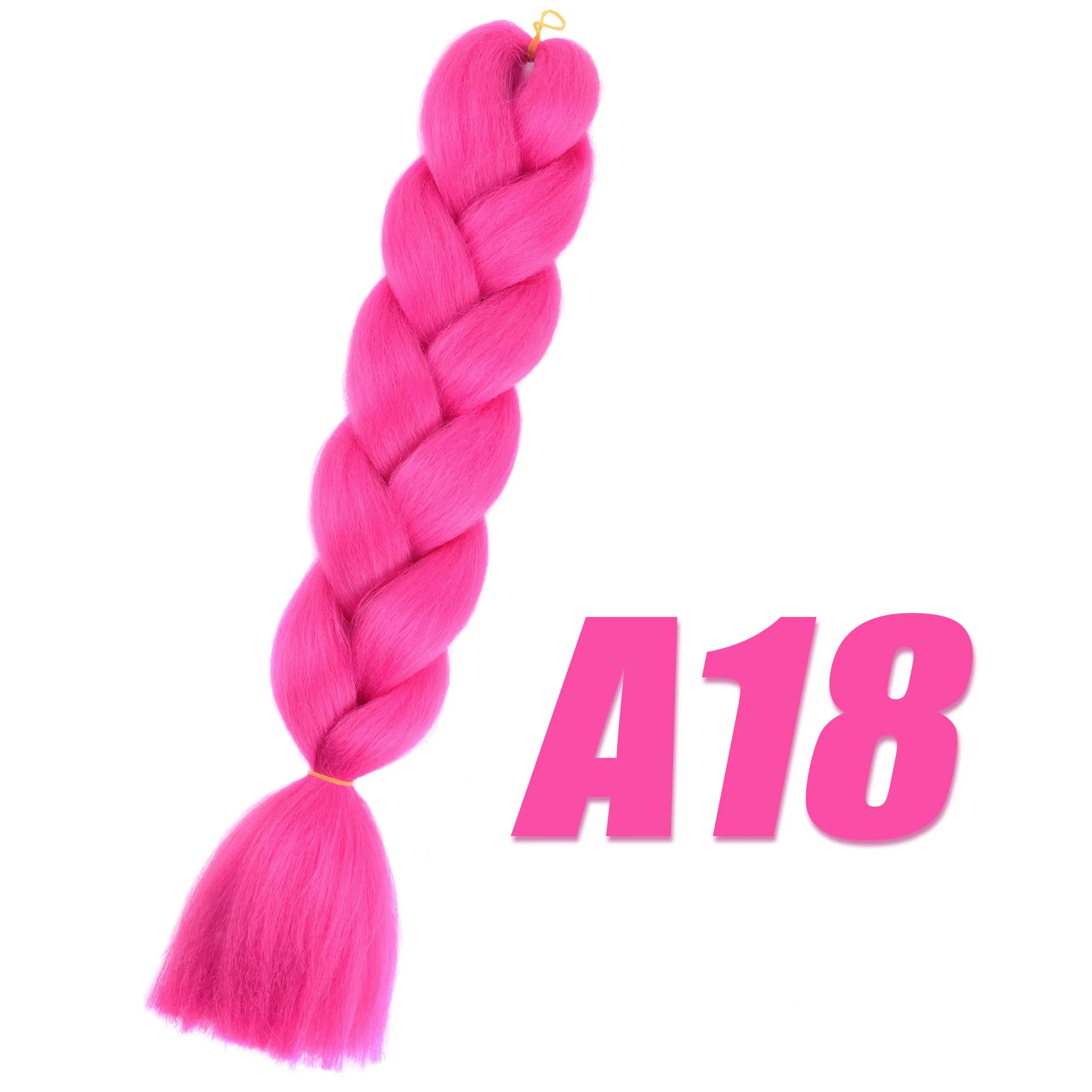 Synthetic Kanekalon Crochet Hair Braiding Hair Pre Stretched Curly Jumbo Braids Extensions Hair Accessories for Girls Braids