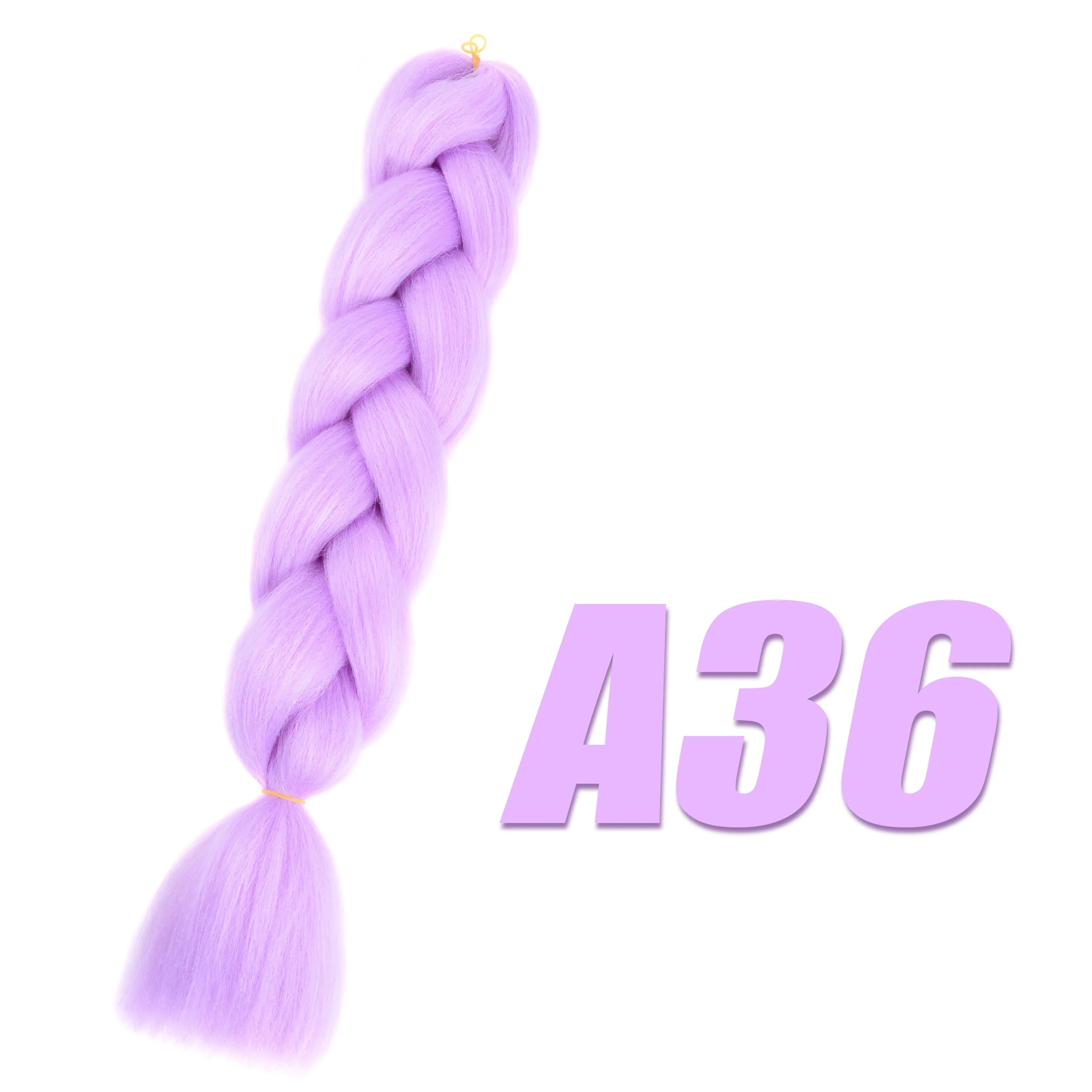 Synthetic Kanekalon Crochet Hair Braiding Hair Pre Stretched Curly Jumbo Braids Extensions Hair Accessories for Girls Braids
