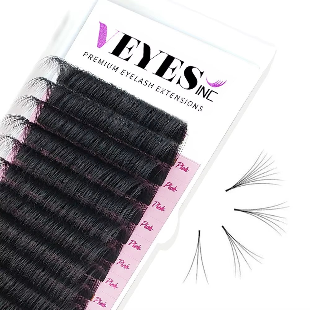 Individual Eyelash Extensions Faux Mink Lashes 17-25Mm Veyelash Professionals Classic Soft Natural Lash Bulk Wholesale