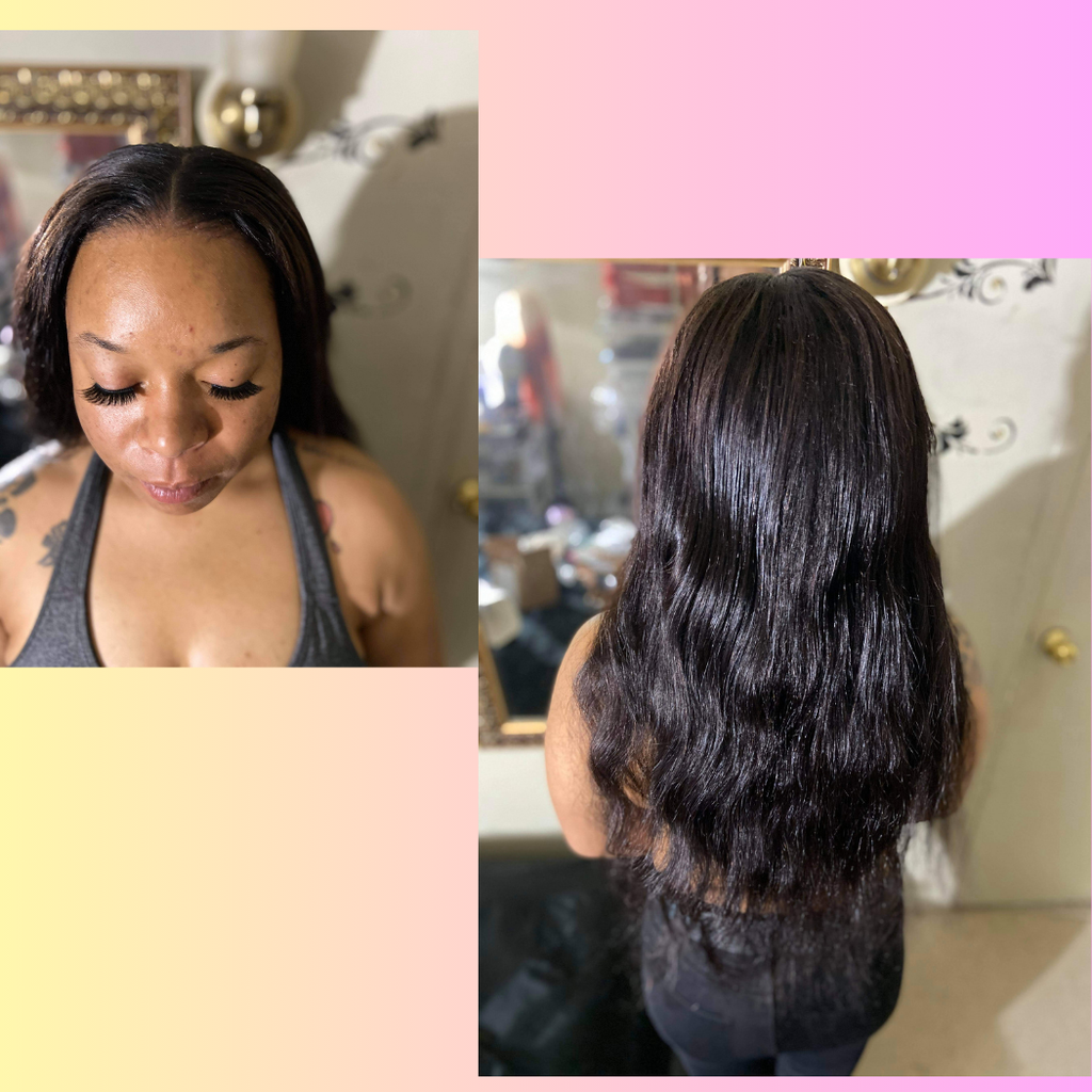 The Sectional Hair Blender  /  Pre-Wefted Sew-In Hair Weaving System  / Custom wig making