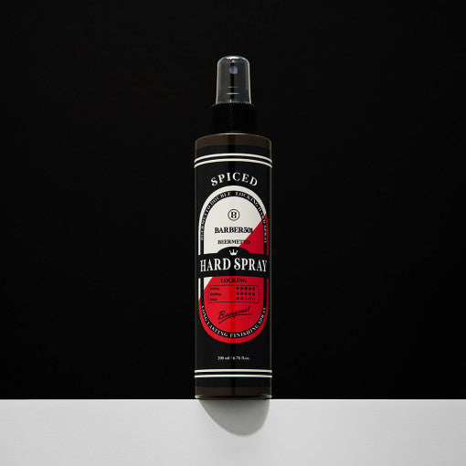 BARBER501 Beer Metto Locking Hard Spray 200ml - All-Day Hold Finishing Spray