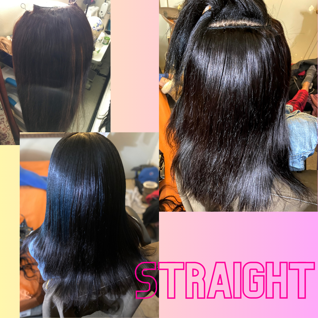 The Sectional Hair Blender  /  Pre-Wefted Sew-In Hair Weaving System  / Custom wig making