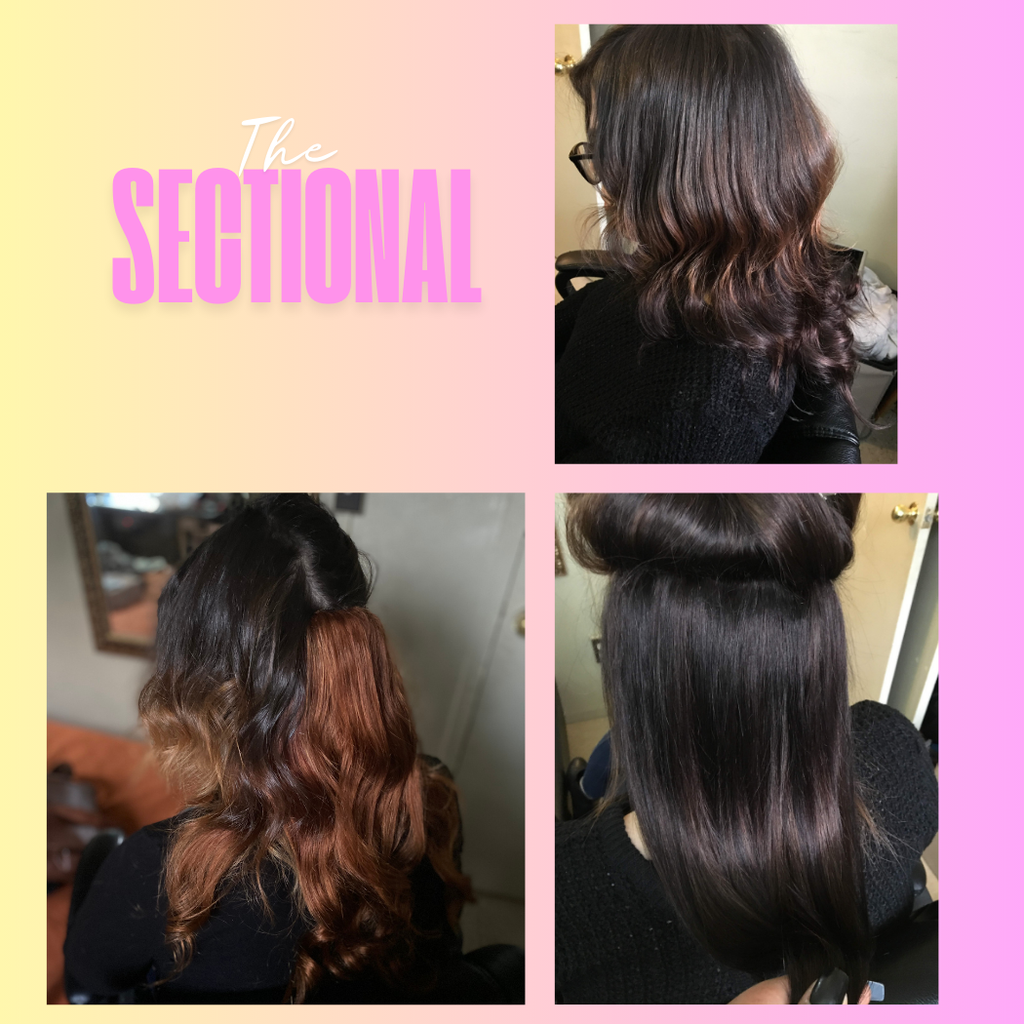 The Sectional Hair Blender  /  Pre-Wefted Sew-In Hair Weaving System  / Custom wig making