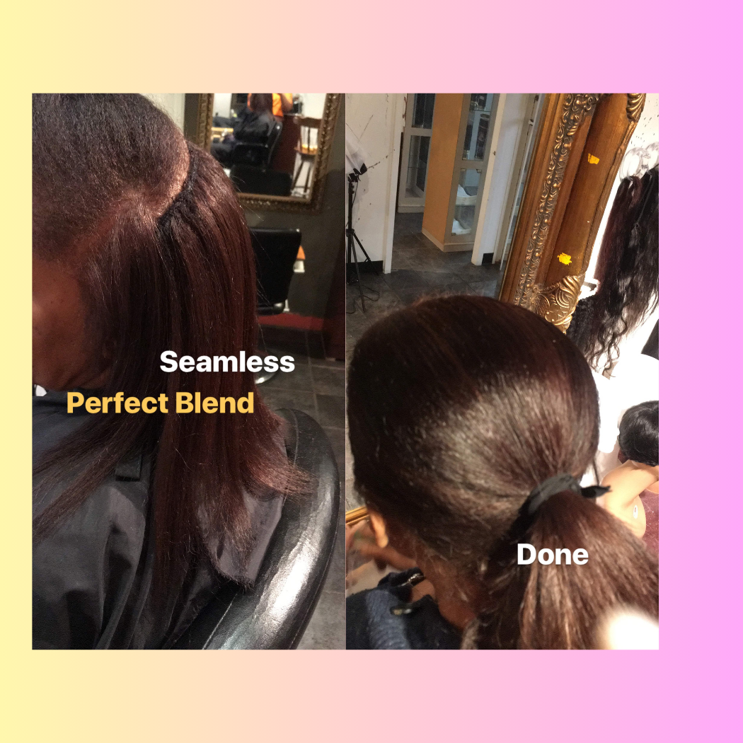 The Sectional Hair Blender  /  Pre-Wefted Sew-In Hair Weaving System  / Custom wig making