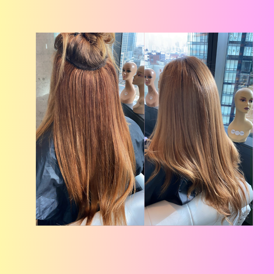 The Sectional Hair Blender  /  Pre-Wefted Sew-In Hair Weaving System  / Custom wig making