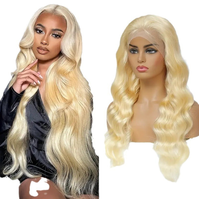 Big Wave Long Curly Lace Front Wig | Synthetic | Medium Part | Fluffy Full Head Cover