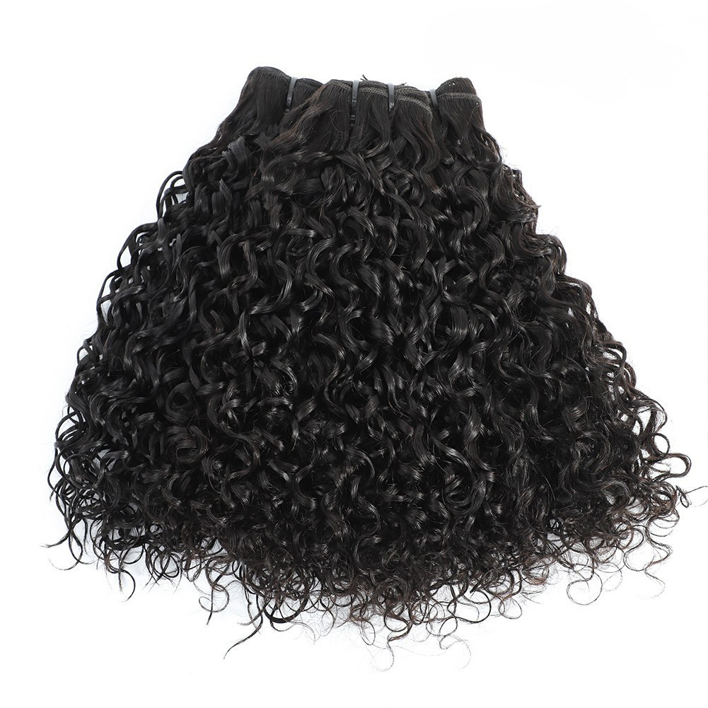 8A- 11A Pixie Curl Human Hair Brazilian Bundles