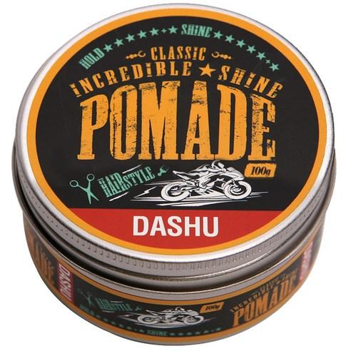 DASHU Classic Incredible Shine Pomade 100g - Water-Based Strong Hold