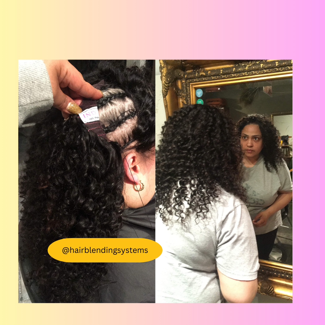 The Sectional Hair Blender  /  Pre-Wefted Sew-In Hair Weaving System  / Custom wig making