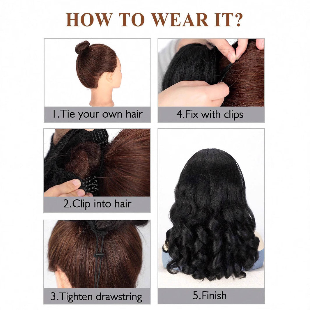 Drawstring Ponytail - Fluffy Curly Ponytail Extension