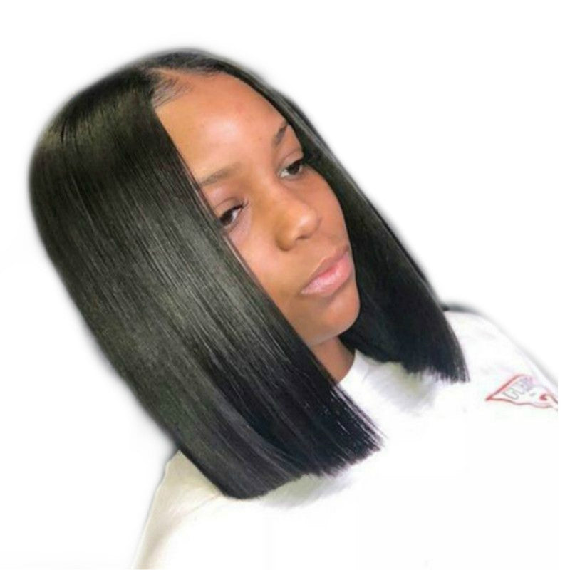Straight Bob Wig- Medium Length Human Hair Wig