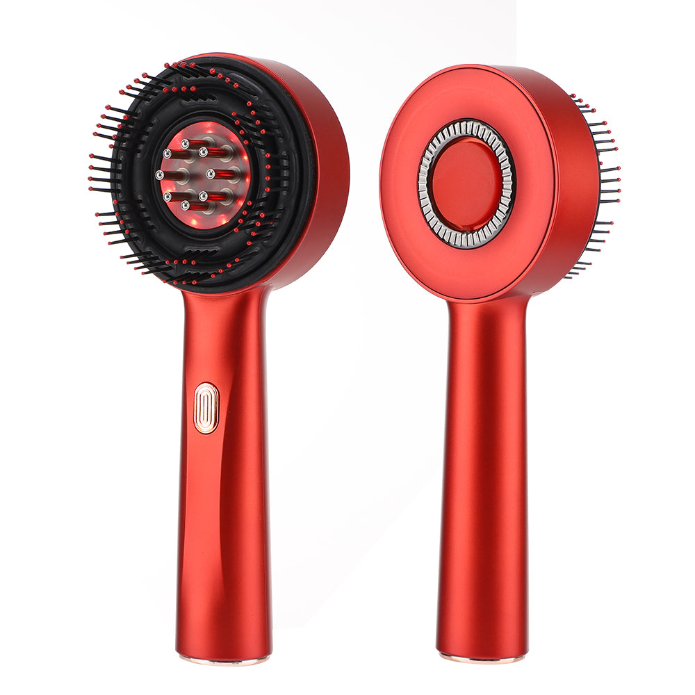 Electric Scalp Massage Comb for Growth Scalp Oil Applicator Hair Care 660nm Red Light Head Massager Improve Hair Loss Brush