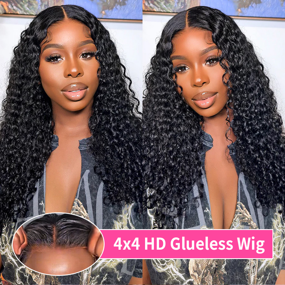 250% Kinky Curly HD Lace Frontal Wig | Glueless Wear & Go | 6x4 /7x5/& 13x6 Closure/Frontal
