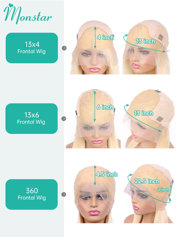 613 Blonde Body Wave Human Hair  Lace Front Wig - Premium Brazilian Virgin Hair