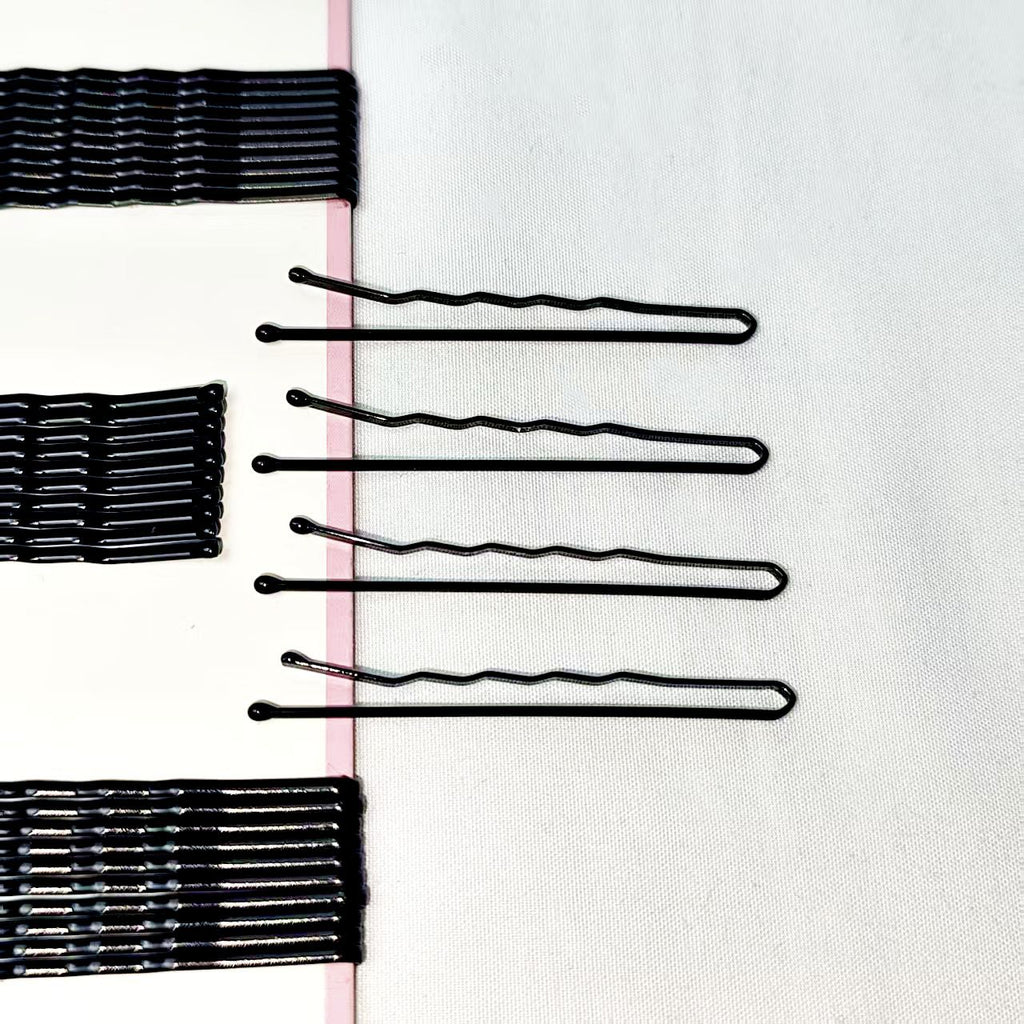 Professional Hair Clips | Bulk 50–100 Pack | U-Shape, Wavy & Curved Styles