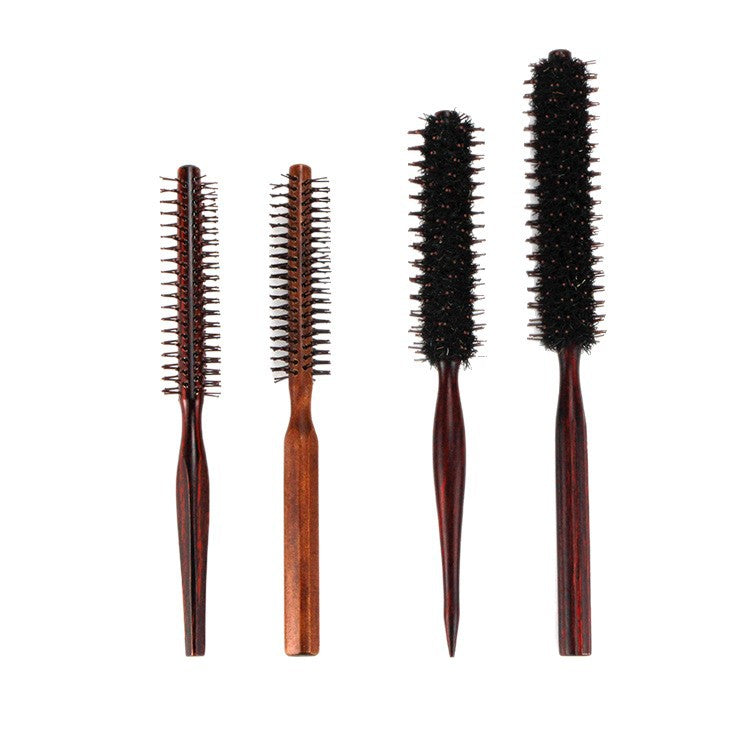 Round Roller Comb | Blowout & Curling Styling Comb for Bangs & Short Hair
