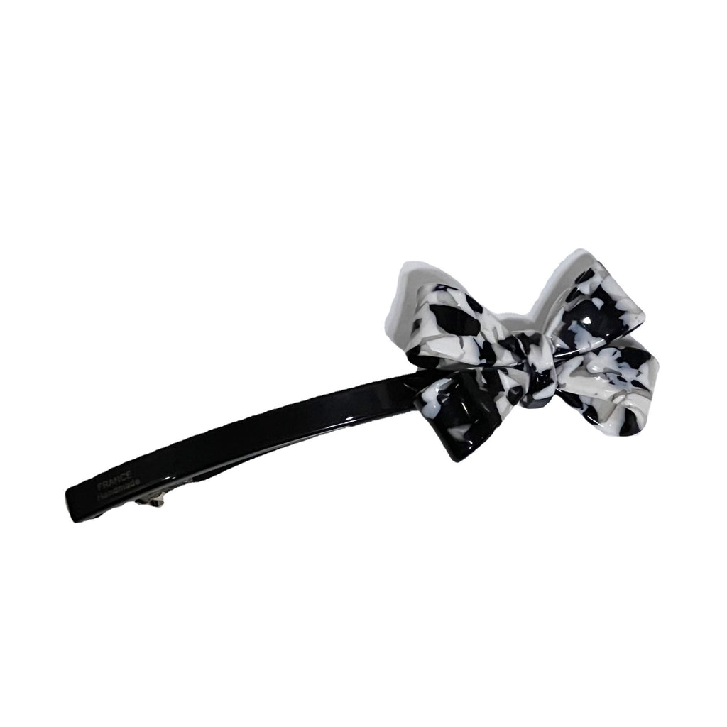 Retro Bow Spring Clip | Acetic Acid Top Clip | Disc Hair Grab Clip