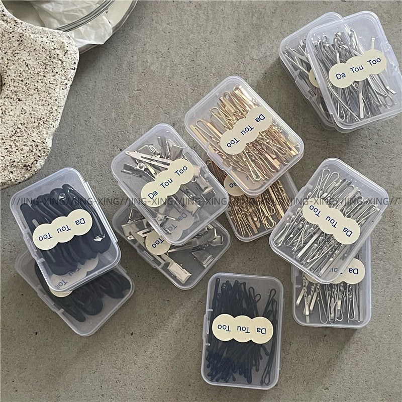 Hairpin Clip Set | Duckbill, BB & Water Drop Clips | Metal & Cosmetic Styling