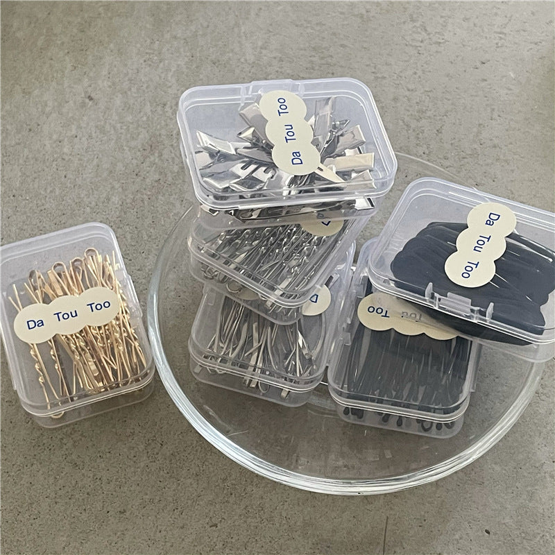 Hairpin Clip Set | Duckbill, BB & Water Drop Clips | Metal & Cosmetic Styling