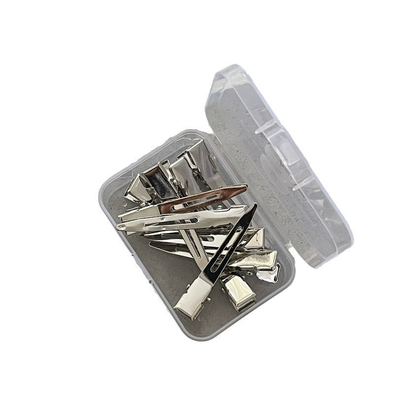 Hairpin Clip Set | Duckbill, BB & Water Drop Clips | Metal & Cosmetic Styling