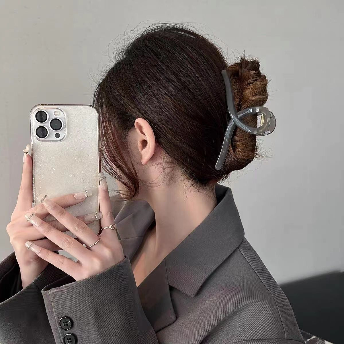 Shark Clip | High-End Women's Hair Coil Clip | Summer Updo Headdress