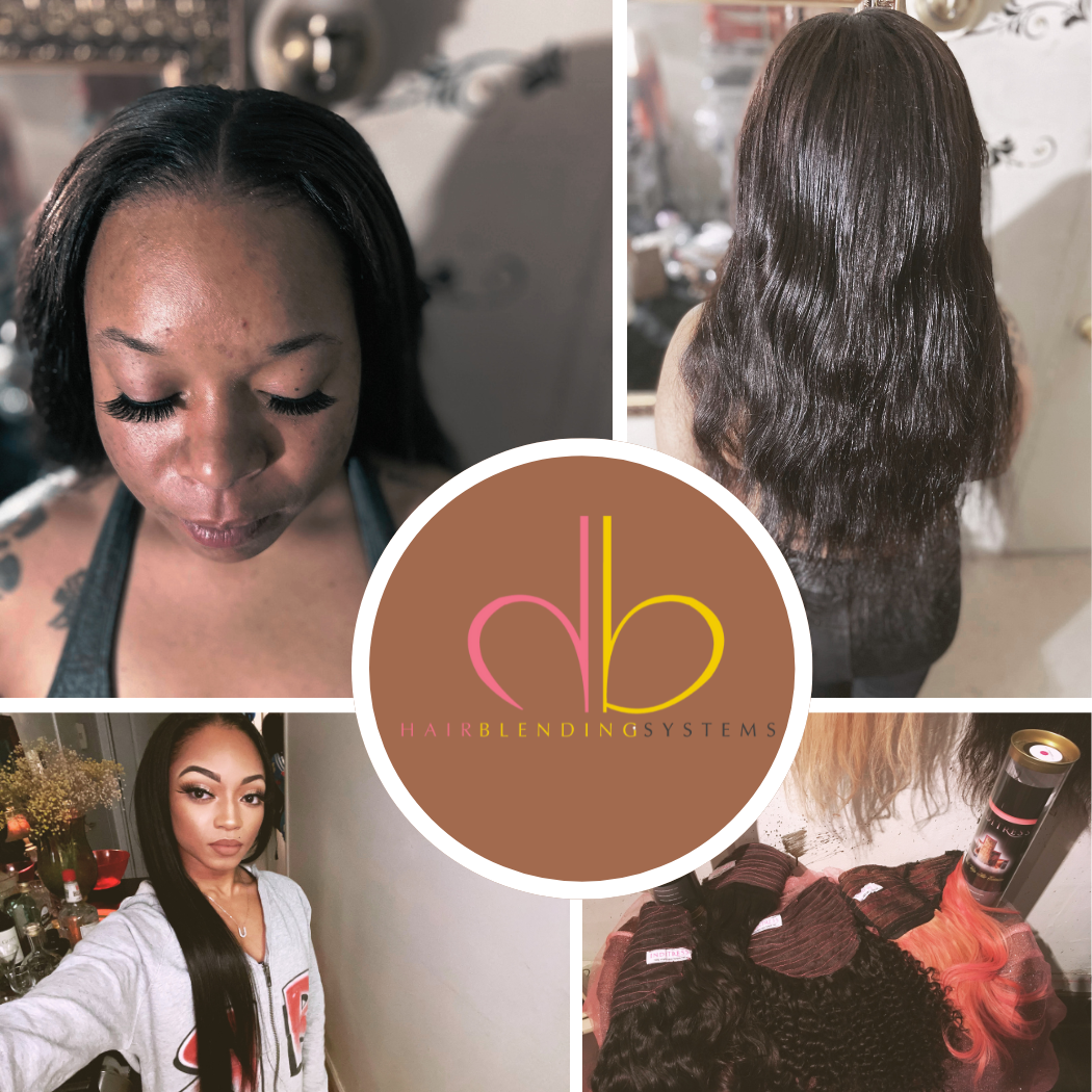 The Sectional Hair Blender  /  Pre-Wefted Sew-In Hair Weaving System  / Custom wig making