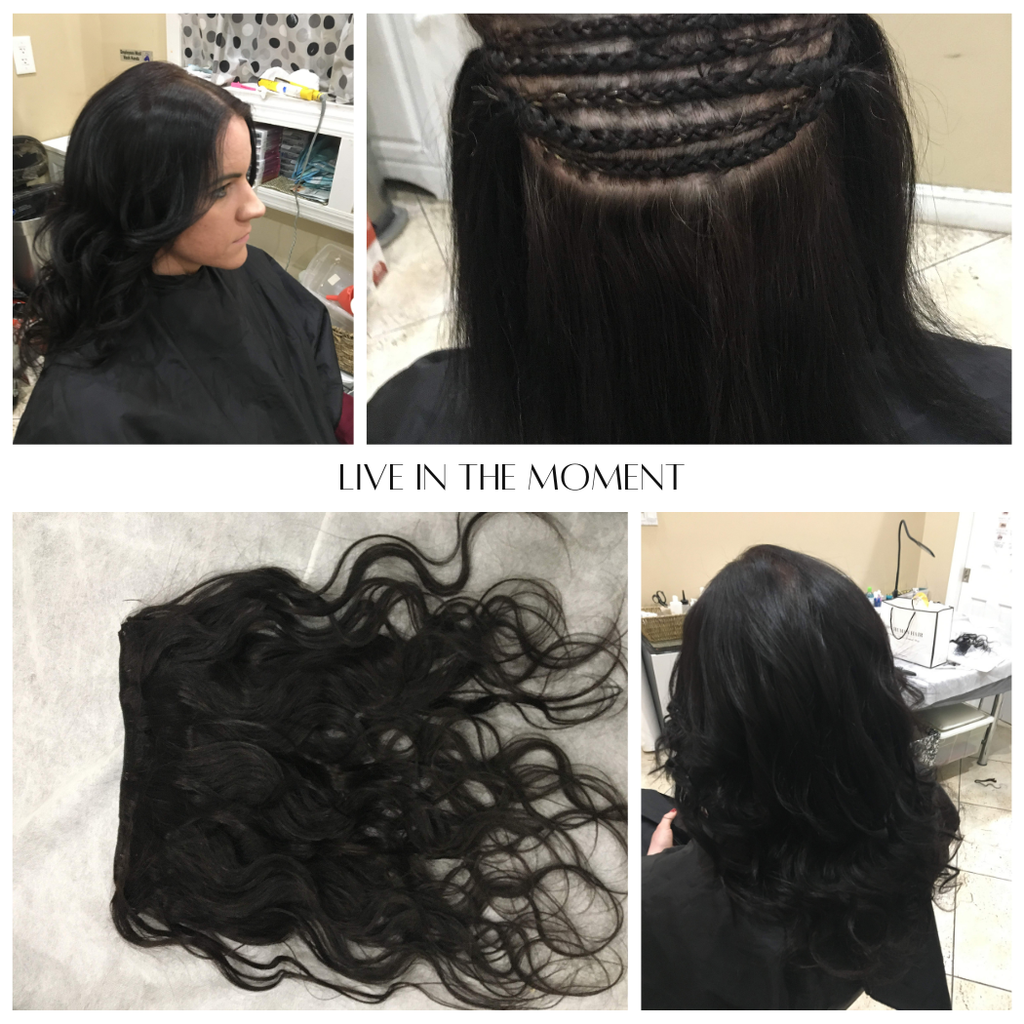 The Sectional Hair Blender  /  Pre-Wefted Sew-In Hair Weaving System  / Custom wig making