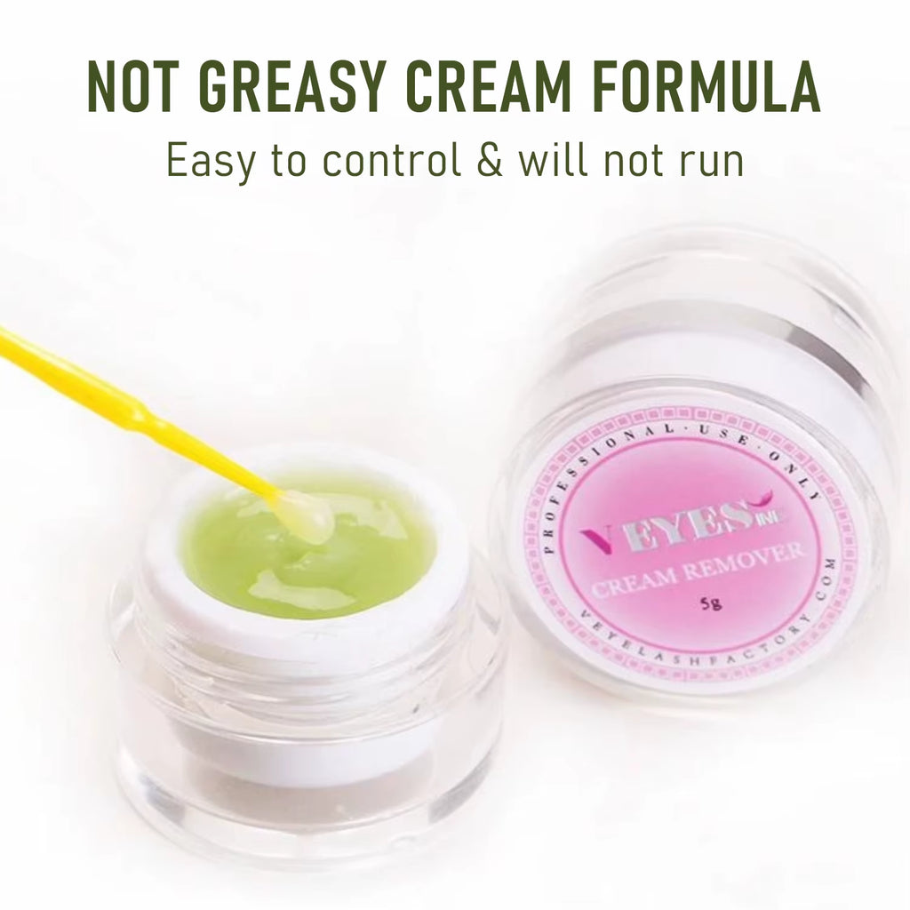 Eyelash Extensions Cream Remover Veyelash Aloe Ingredients Eyelashes Glue Remover Soft Gentle Remover for Makeup