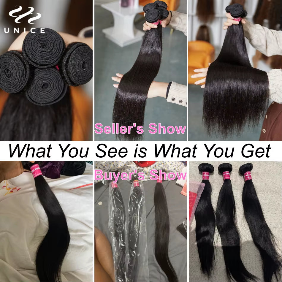 HAIR Peruvian Straight Hair Bundles Natural Color 100% Human Hair Extensions 8-30" Virgin Hair Weave 1/3/4 Bundles
