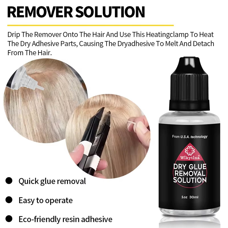 Advanced Hair Extensions Application Kit with UV Light V Light Glue Tools and Complete Set for Professional Use