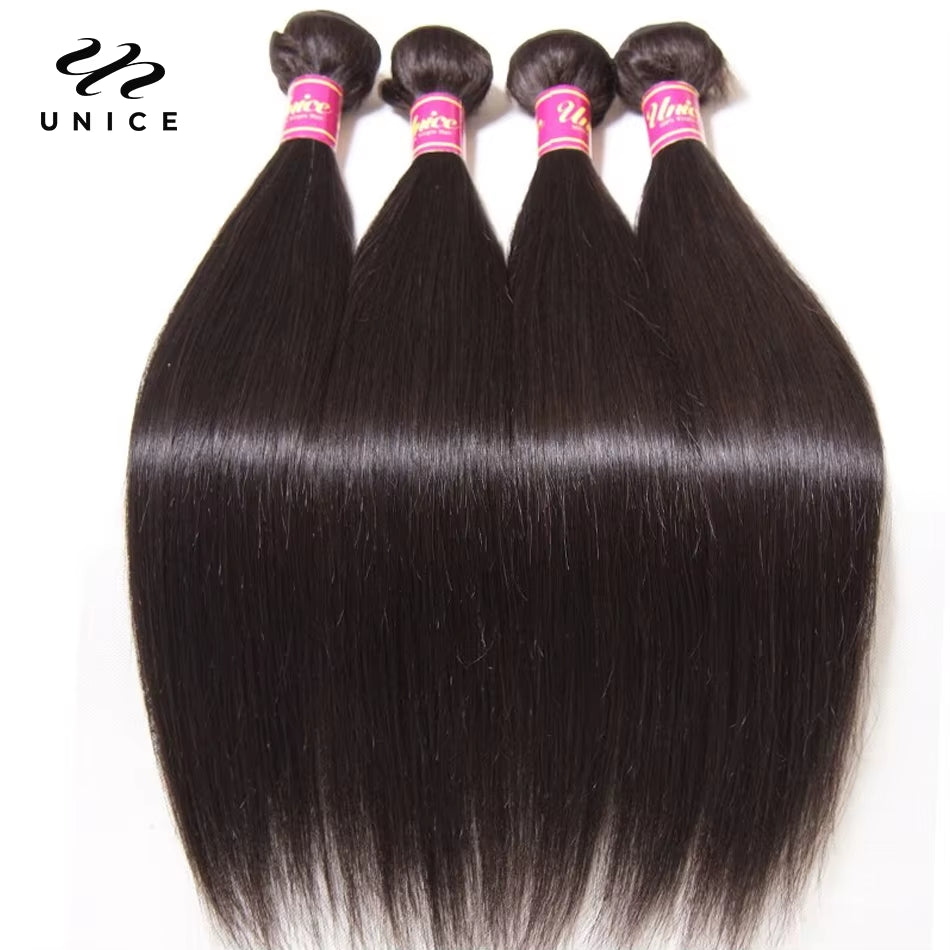 HAIR Peruvian Straight Hair Bundles Natural Color 100% Human Hair Extensions 8-30" Virgin Hair Weave 1/3/4 Bundles