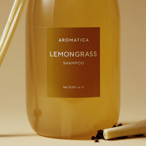 AROMATICA Lemongrass 7 Vita Shampoo 1L - Vitamin-Enriched Scalp Care