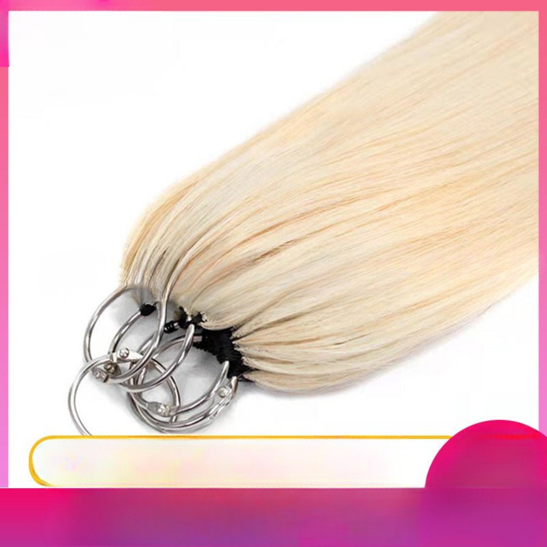 Bleached Feather Hair Extensions – 613 Human Hair, 18"-24"