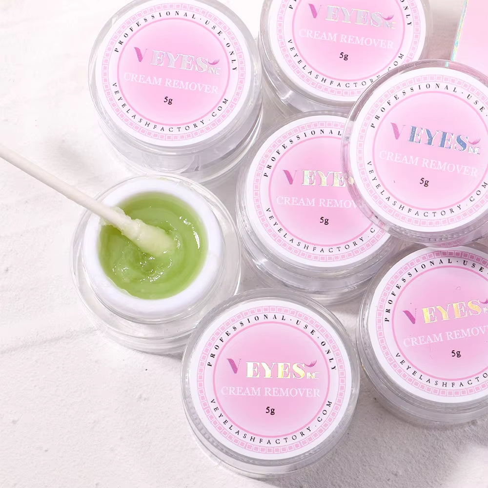 Eyelash Extensions Cream Remover Veyelash Aloe Ingredients Eyelashes Glue Remover Soft Gentle Remover for Makeup