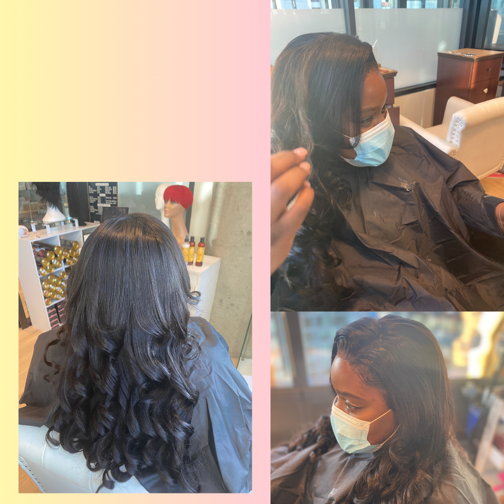 The Sectional Hair Blender  /  Pre-Wefted Sew-In Hair Weaving System  / Custom wig making