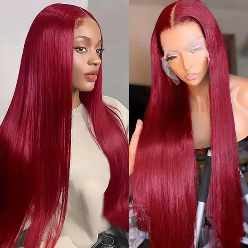 All Colors Lace Front Wig | Synthetic | Mid-Length Straight | Full Head Cover