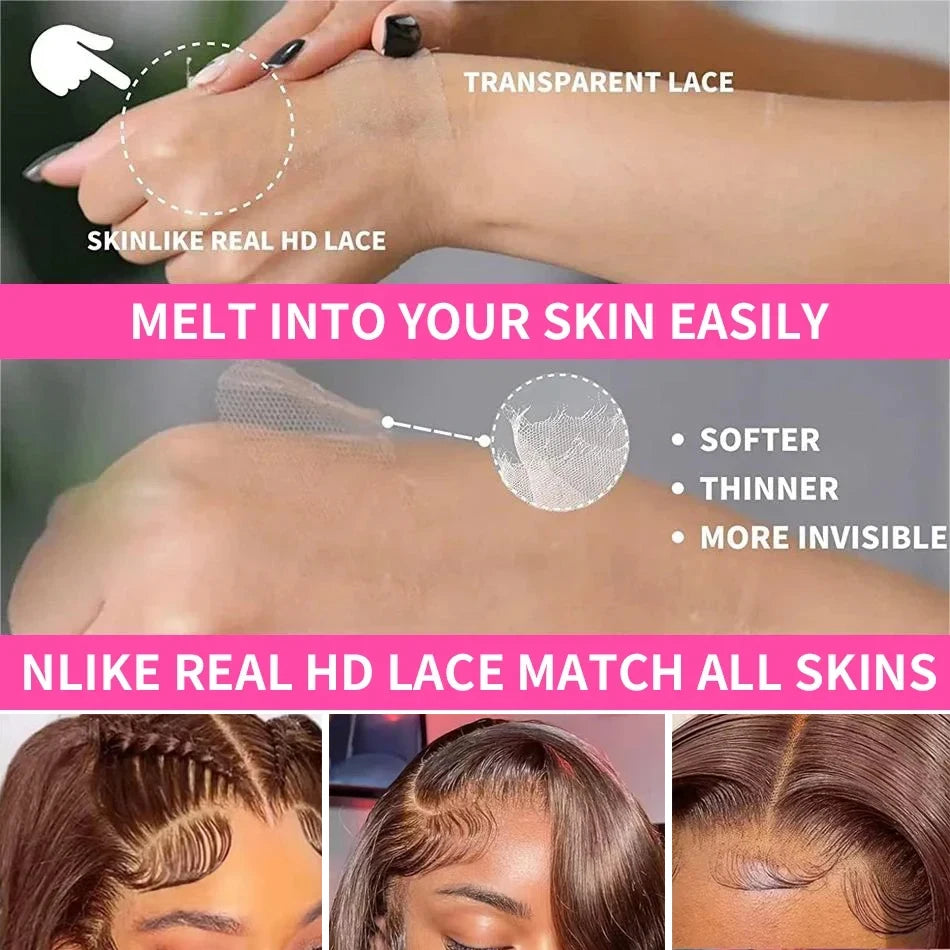 Chocolate Brown Lace Front Wigs 13X4 Body Wave Brown Lace Front Human Hair Wigs Hd 13X6 Lace Frontal Wig Colored Human Hair Wigs