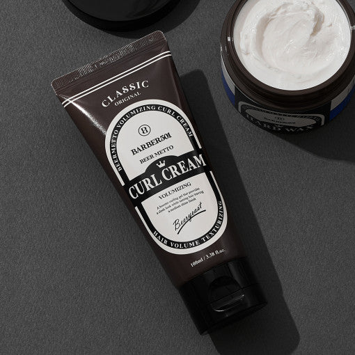 Beer Metto Volumizing Curl Cream 100ml - Volume & Elasticity Styling