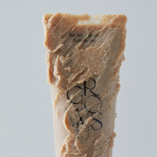 GROWUS Sea Salt Therapy Scalp Scaler 250g - Deep Cleansing Exfoliating Scrub